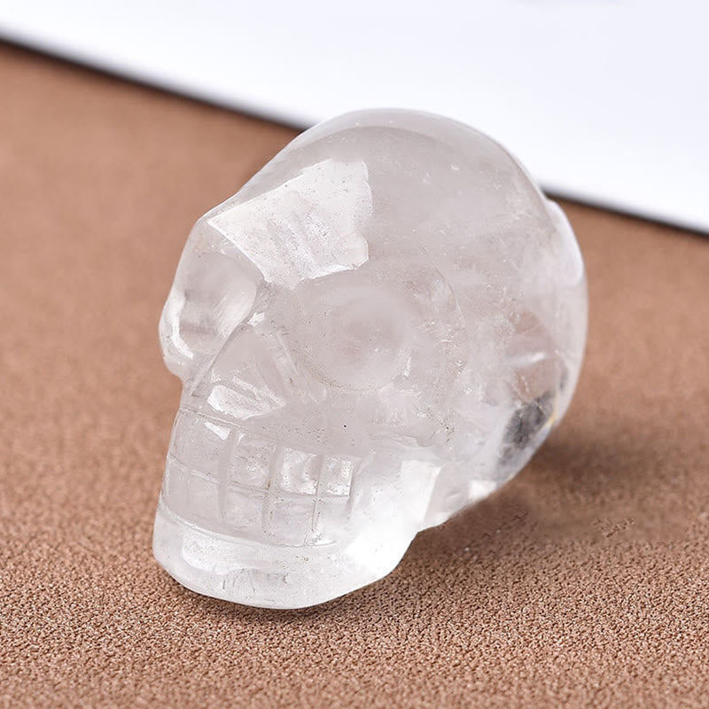 Olivenorma Crystal Inciso Teschio Artigianato Decorazione Pietre Preziose