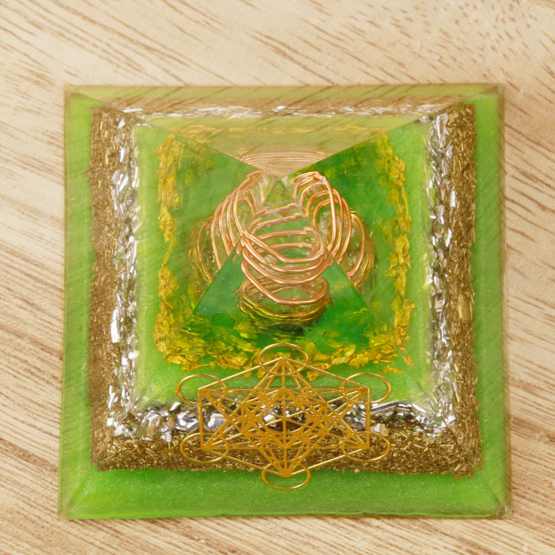 Olivenorma Green Life Cubo di Metatron Piramide Orgonica