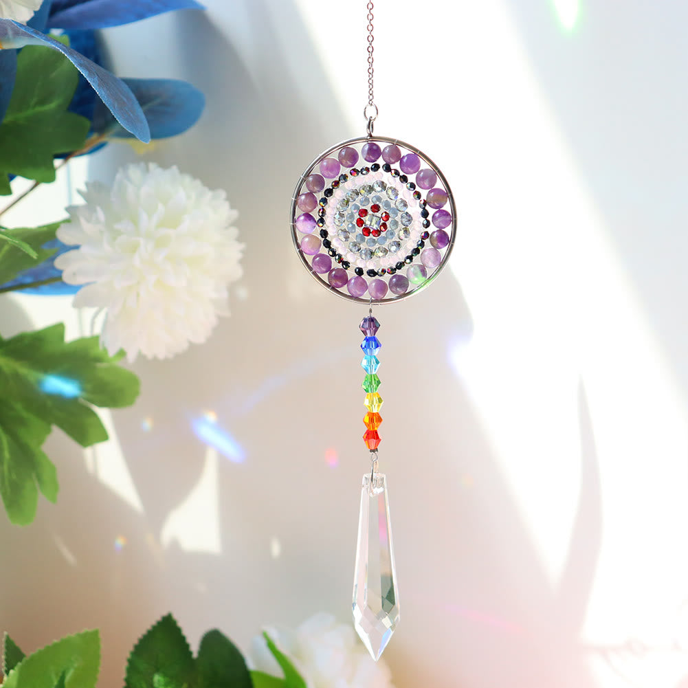 Olivenorma Crystal Suncatchers Campanello a vento Chakra fatto a mano 
