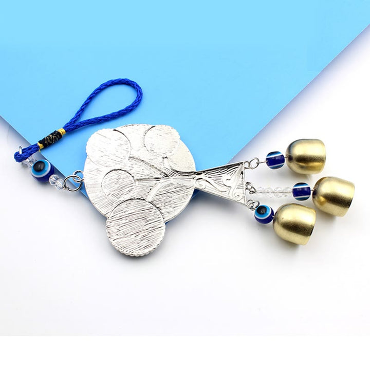 Olivenorma Blue Evil Eye Albero della vita Windchime Decorazione da parete