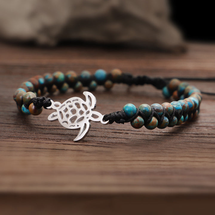 Bracciale tartaruga in pietra naturale