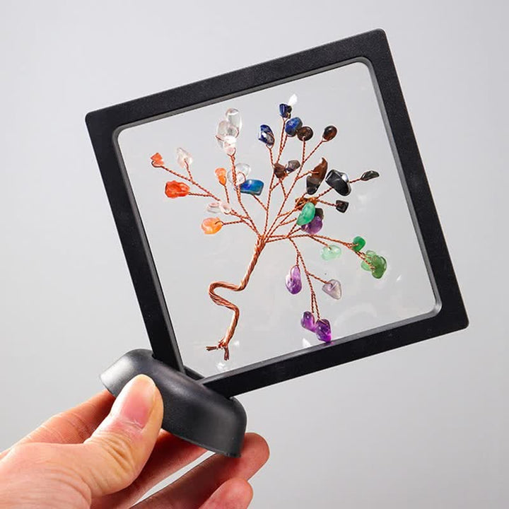 Decorazione per albero portafortuna in cristallo di chakra Olivenorma 