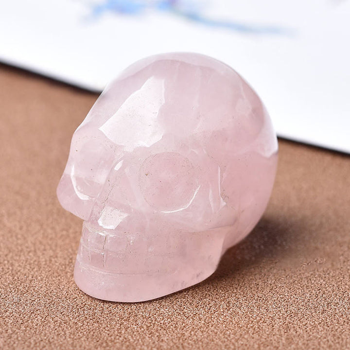 Olivenorma Crystal Inciso Teschio Artigianato Decorazione Pietre Preziose