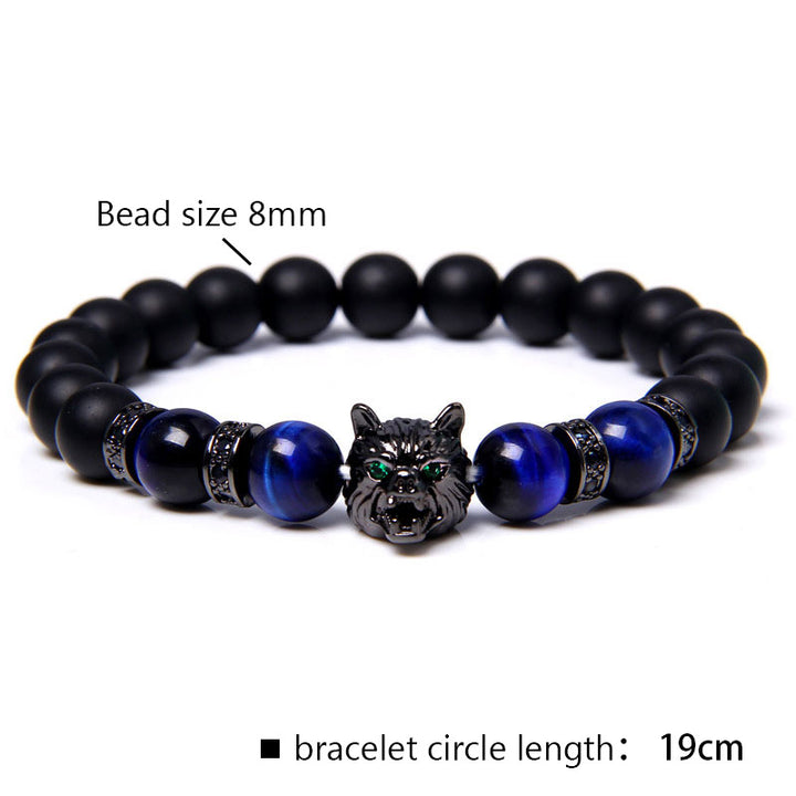 Bracciale Lupo Olivenorma Lapislazzuli