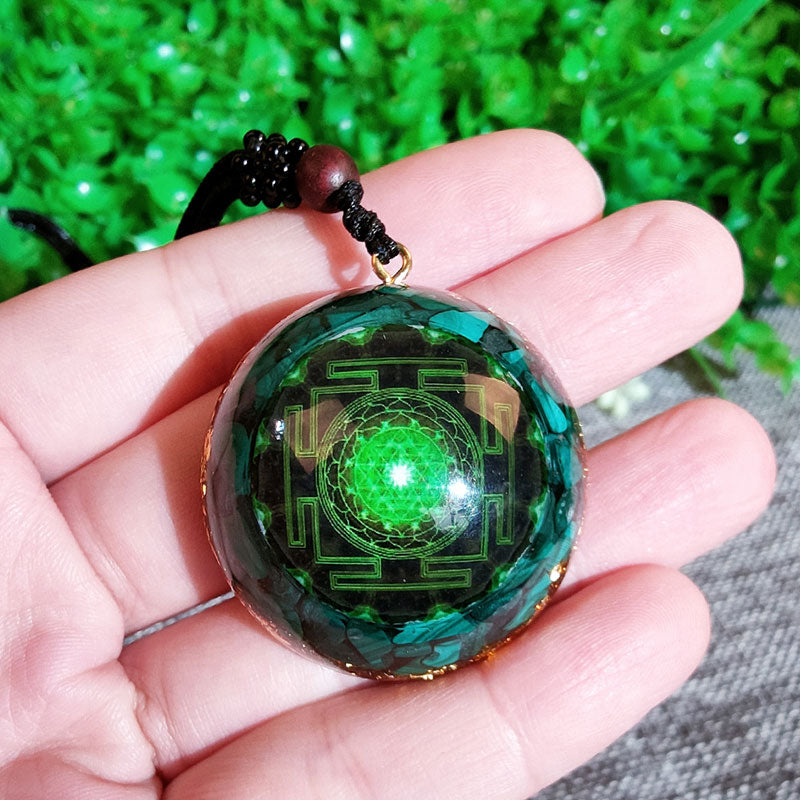 Collana calmante in malachite Olivenorma
