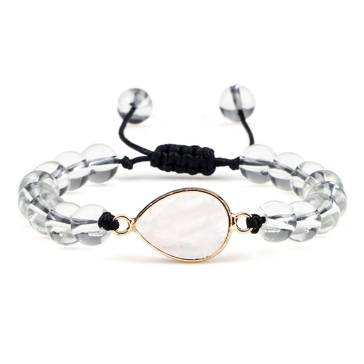 Braccialetto Olivenorma con perline in pietra occhio di gatto e opalite