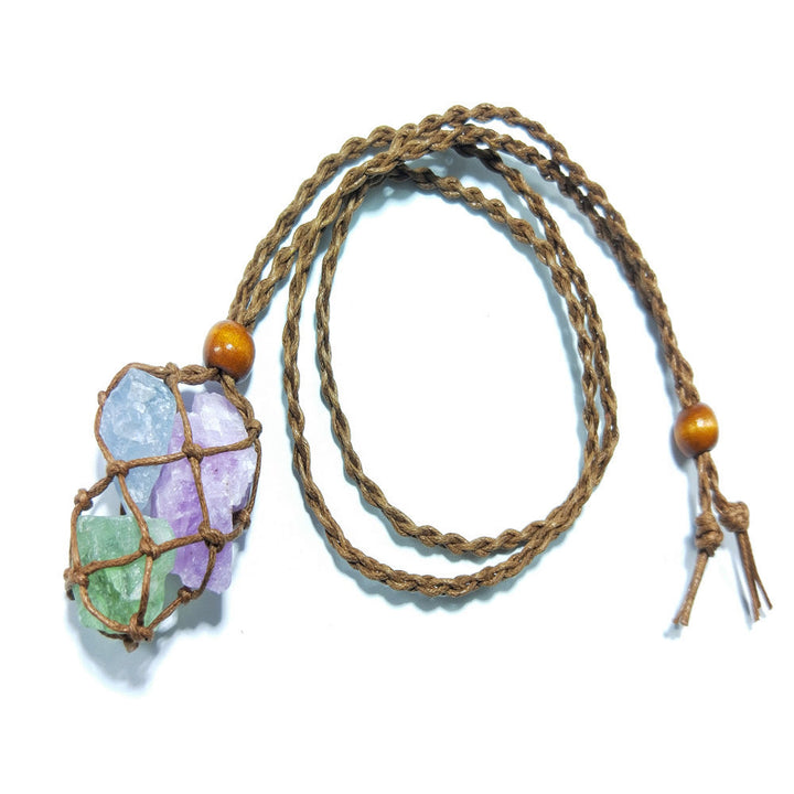 Olivenorma Borsa a rete regolabile extra large intrecciata a mano da 5,5 cm