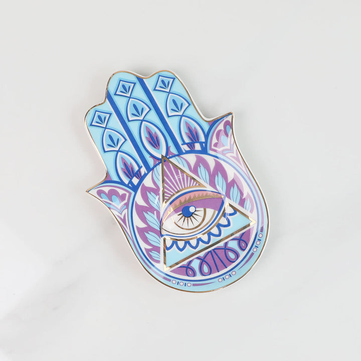 Olivenorma Hamsa Evil Eye Piatto Sottobicchiere 