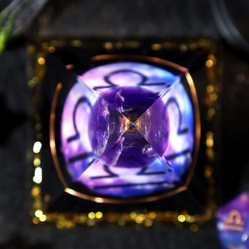 Olivenorma Ametista Palla Ossidiana Ghiaia Zodiaco Bilancia Orgone Piramide