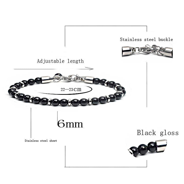 Bracciale Olivenorma in perline di agata invecchiata