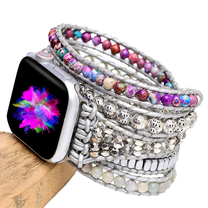 Cinturino avvolgente per Apple Watch Olivenorma Emperor Stone