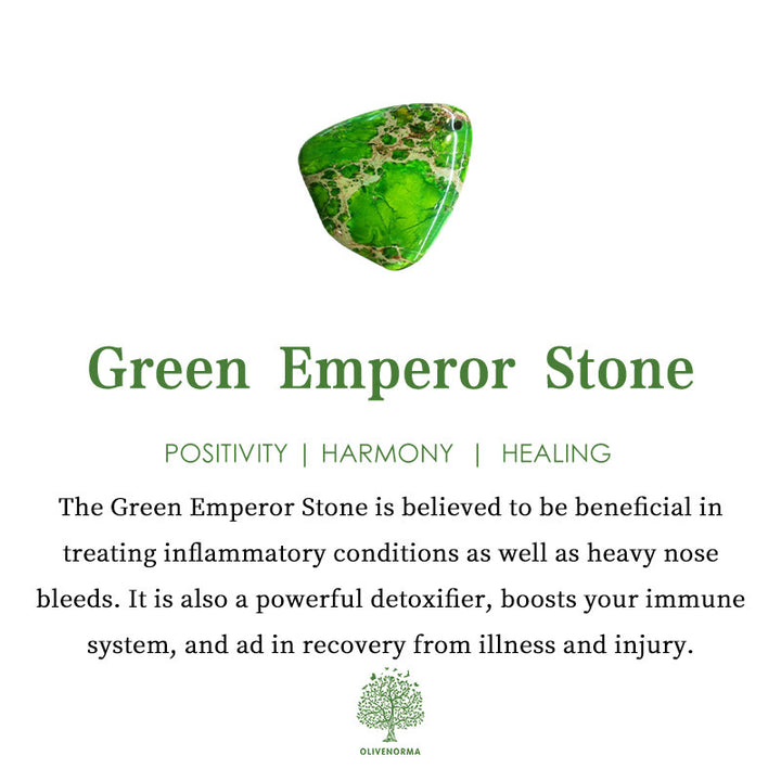 Bracciale energetico Olivenorma Emperor Stone Chakra