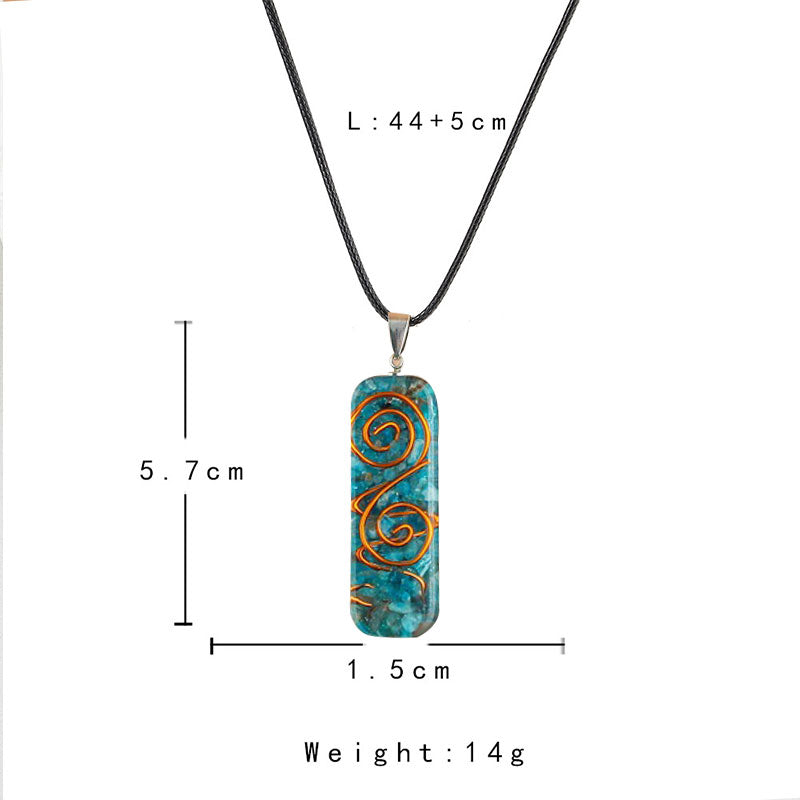 Collana curativa in cianite Olivenorma 