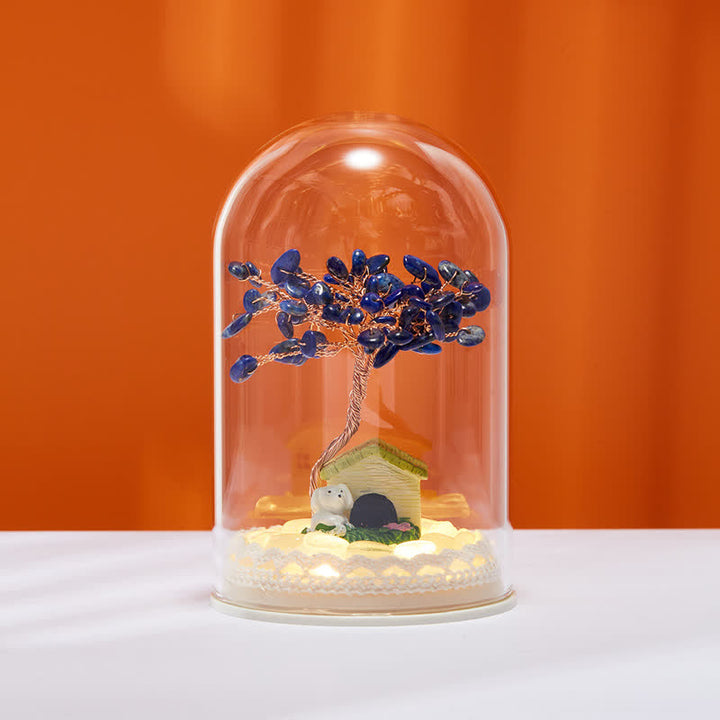 Copertura in vetro di cristallo naturale Olivenorma Decorazione per albero Feng Shui