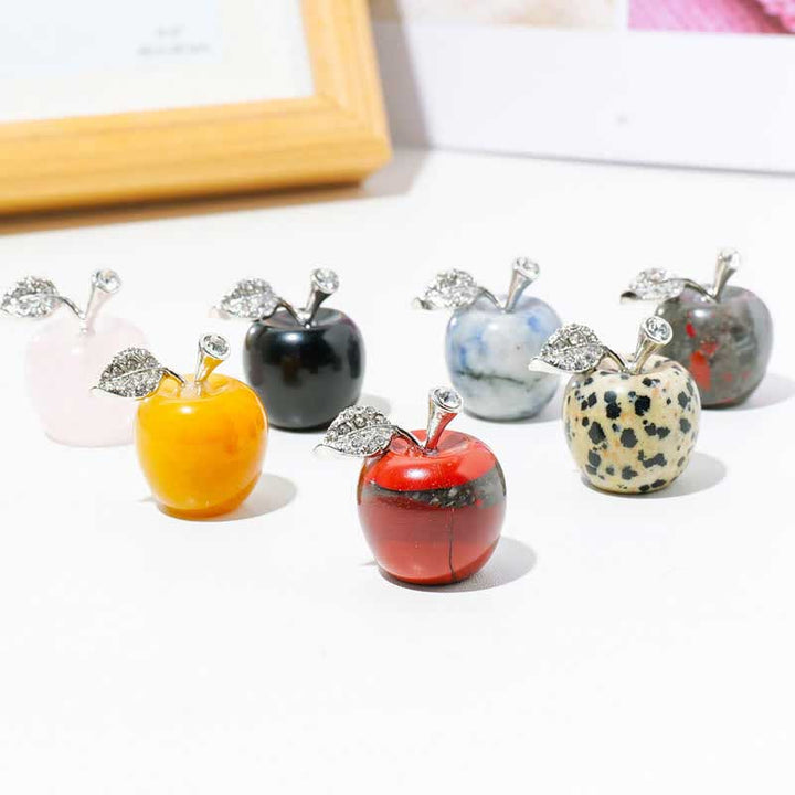 Decorazione con pietra preziosa mela frutto della pace Olivenorma