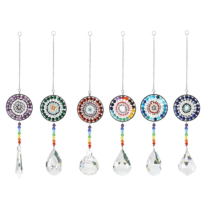 Olivenorma Crystal Suncatchers Campanello a vento Chakra fatto a mano 