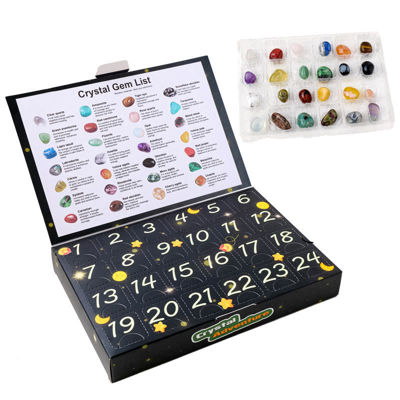 Olivenorma 24 Cristallo naturale Pietra grezza Bambini Scienza Gemma Decorazione 