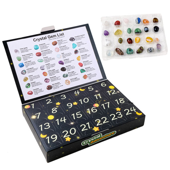 Olivenorma 24 Cristallo naturale Pietra grezza Bambini Scienza Gemma Decorazione 