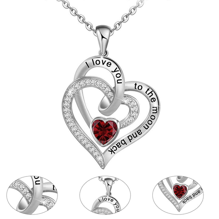 Collana con pietra portafortuna Olivenorma Hearts and Hearts