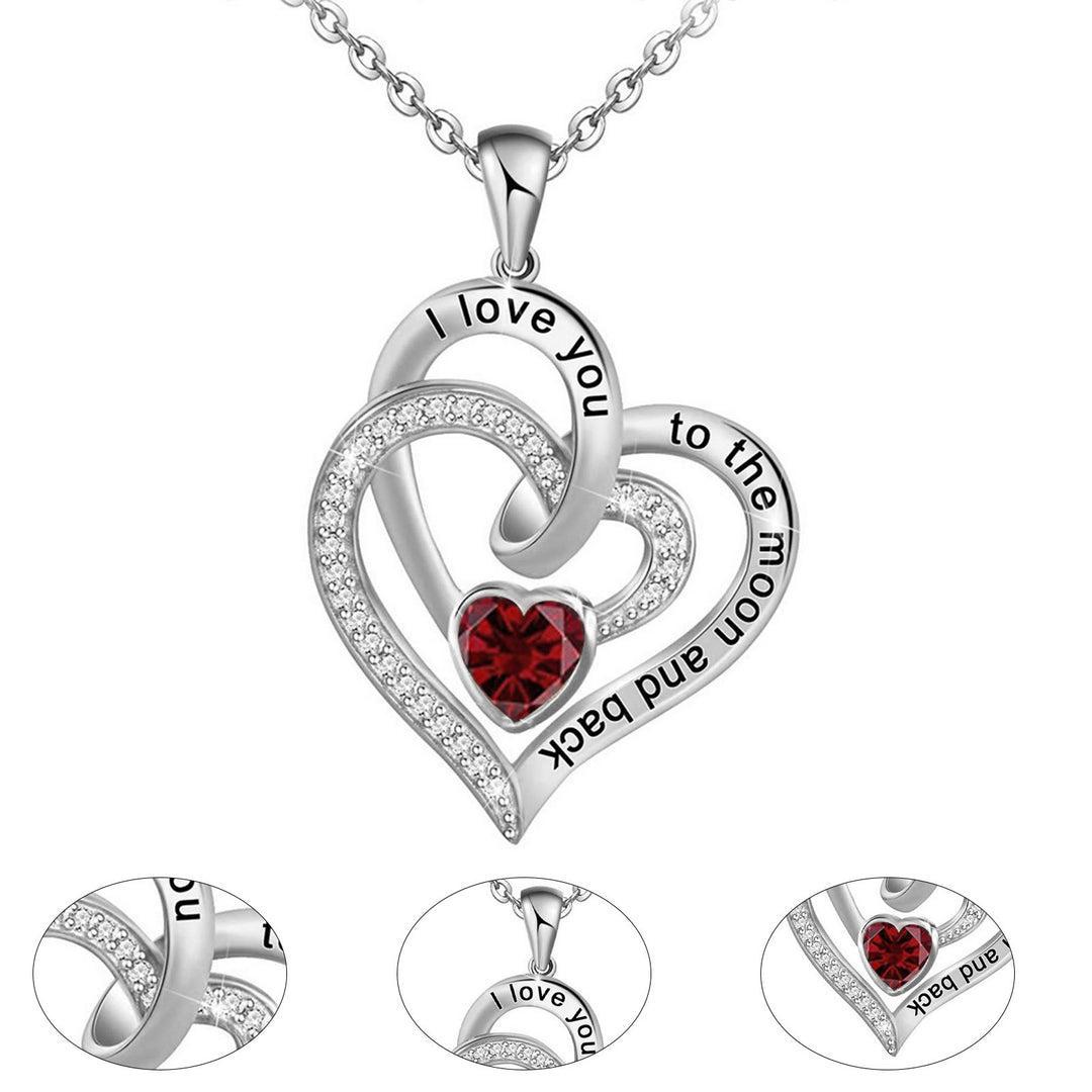 Collana con carta regalo Olivenorma Hearts and Hearts Birthstone - image 40