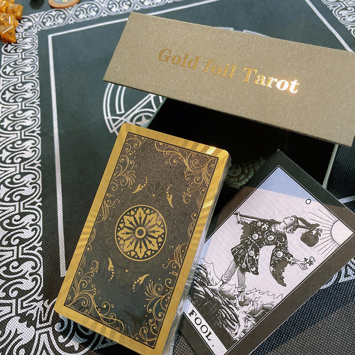 Olivenorma Bronzing Back Pattern Tarot Deck Set di carte