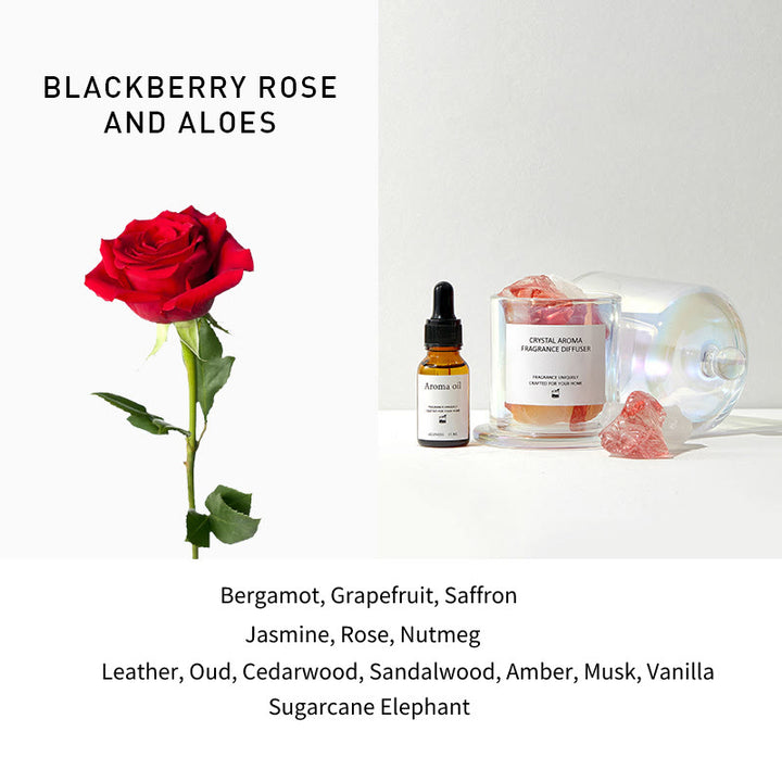 Olivenorma Diffusore di oli profumati Set regalo Aromaterapia di cristallo