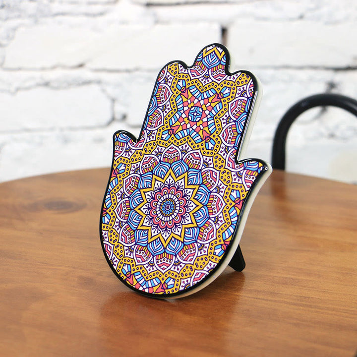 Vassoio portagioie Olivenorma Hamsa Evil Eye sottobicchiere 