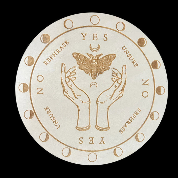 Olivenorma Il gioco del pendolo divinatorio in legno Carta dei tarocchi 