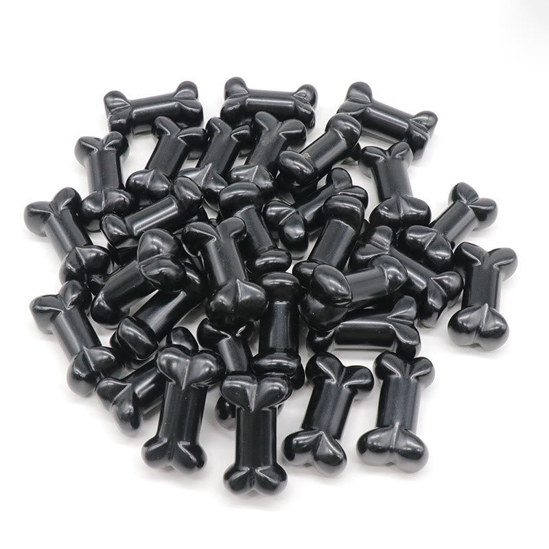 Decorazione in pietra preziosa di osso in cristallo di quarzo naturale Olivenorma