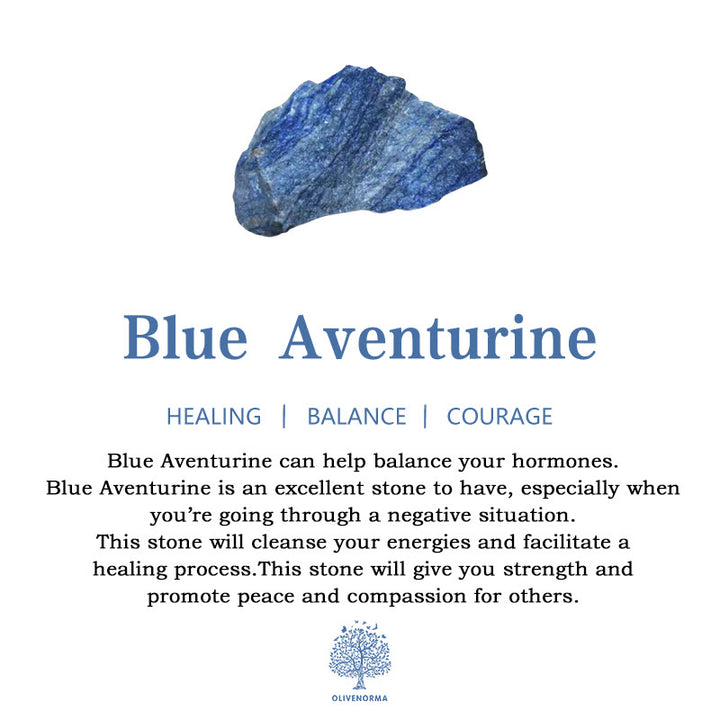 Olivenorma Set di quattro bracciali con perline in cristallo naturale 