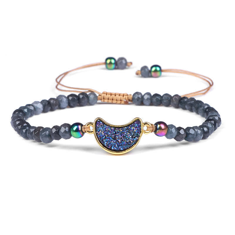 Bracciale in cristallo naturale sfaccettato Olivenorma 