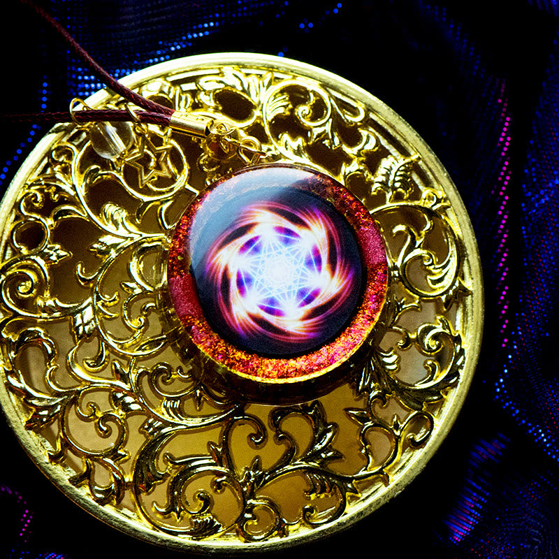 Olivenorma Maelstrom di Fuoco Metatronico Collana Orgone 