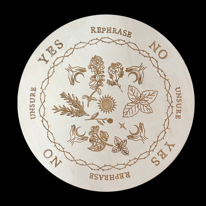 Olivenorma Il gioco del pendolo divinatorio in legno Carta dei tarocchi 