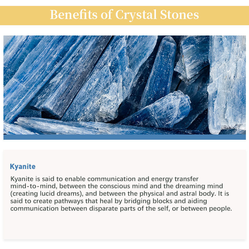 Collana curativa in cianite Olivenorma 