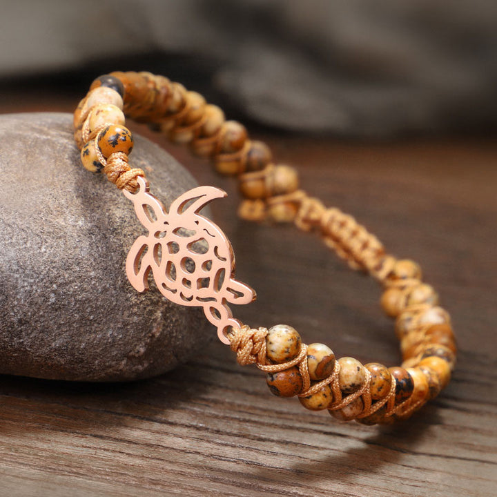 Bracciale tartaruga in pietra naturale
