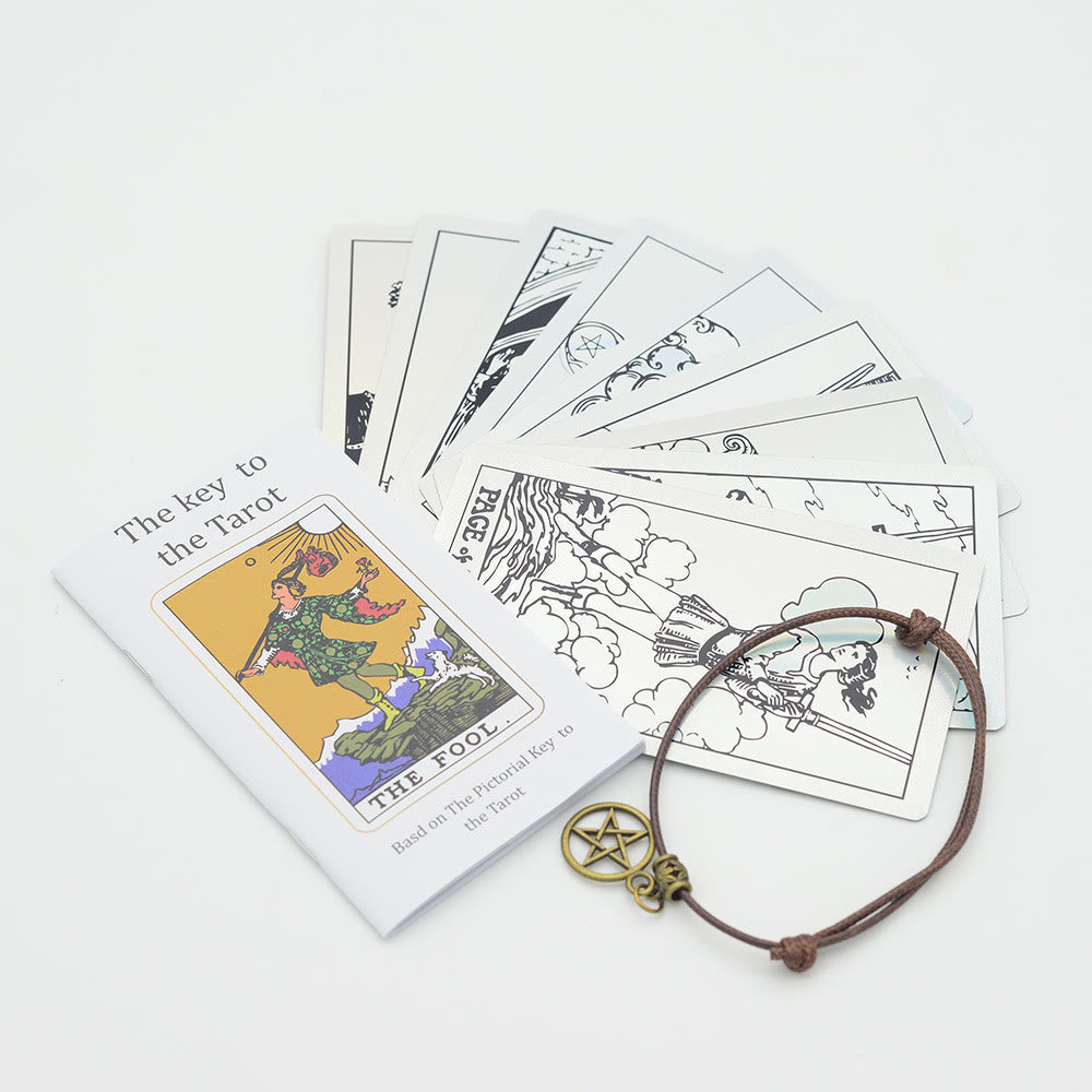 Olivenorma Bronzing Gold Foil Laser Bright Tarot Deck Carte