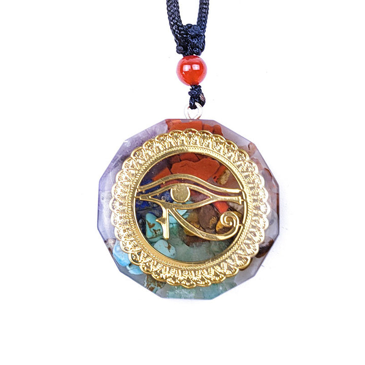 Collana di guarigione dei chakra Olivenorma Orgone