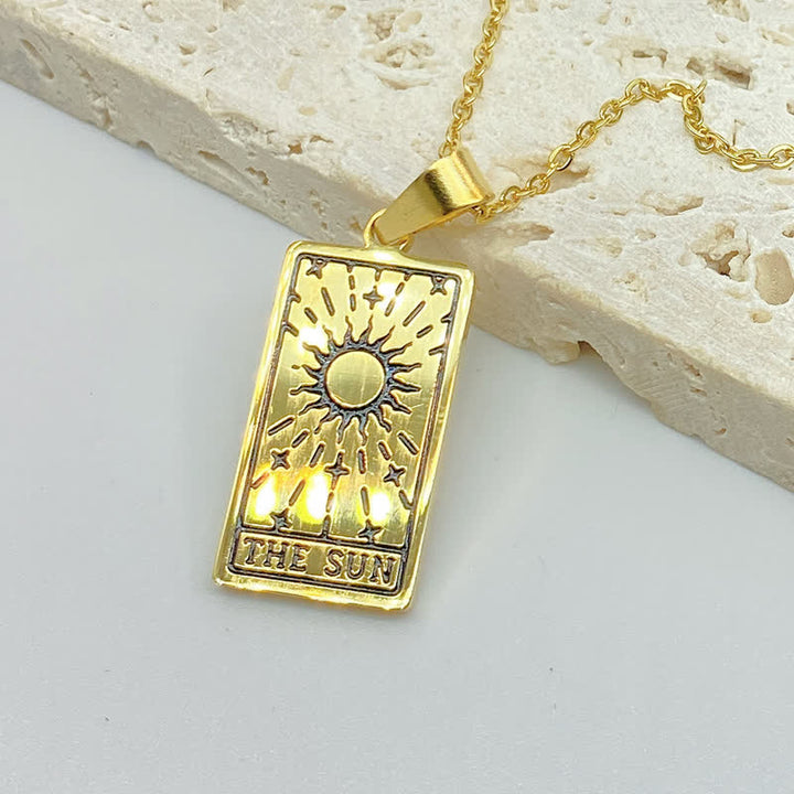 Collana vintage con tarocchi e fortuna Olivenorma