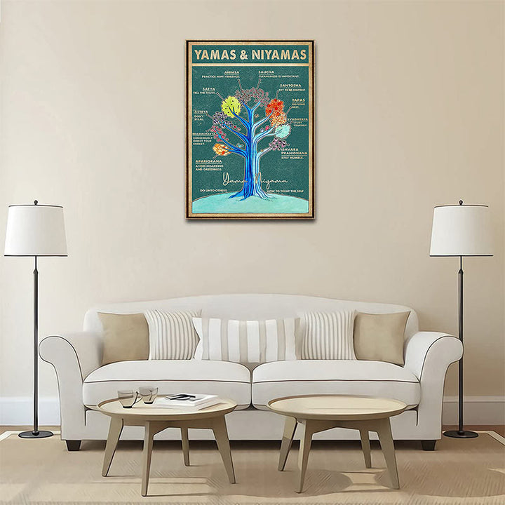 Poster dell'albero della vita di Olivenorma Yoga