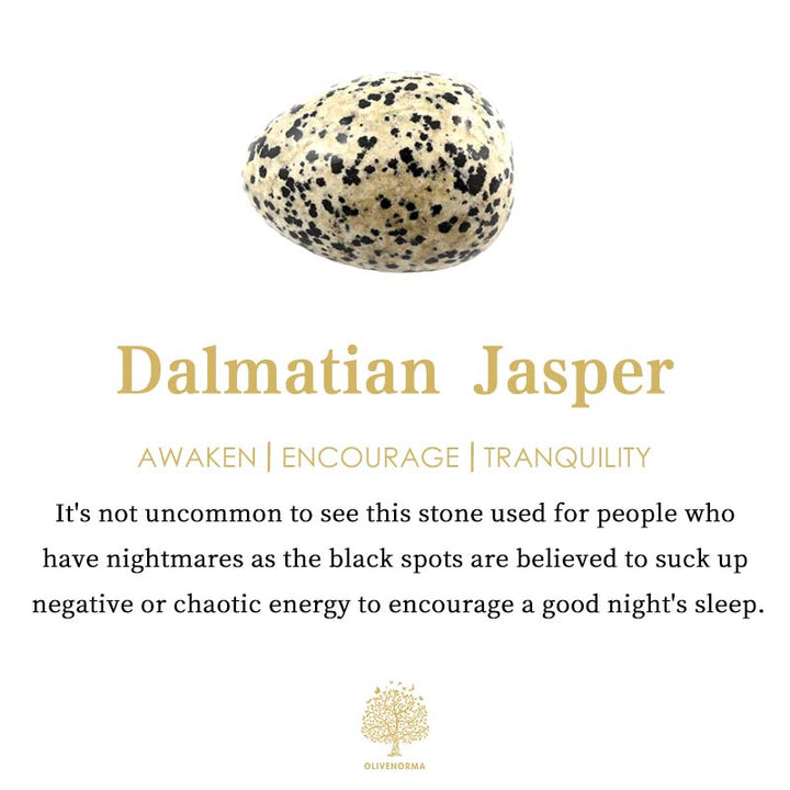 Olivenorma Dalmata Jasper Risveglia la sfera di cristallo