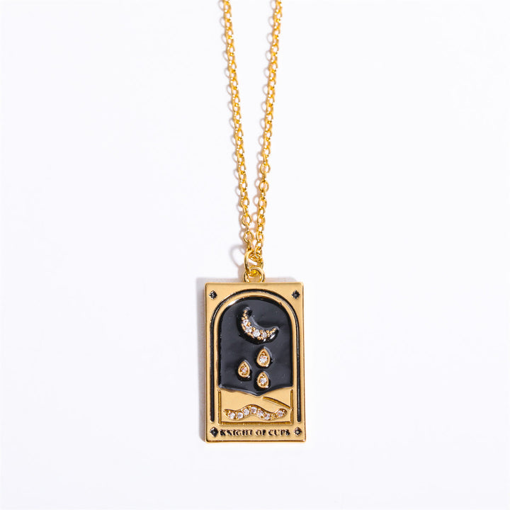 Collana Olivenorma Zircone Oro Placcato Tarocchi Olio Goccia