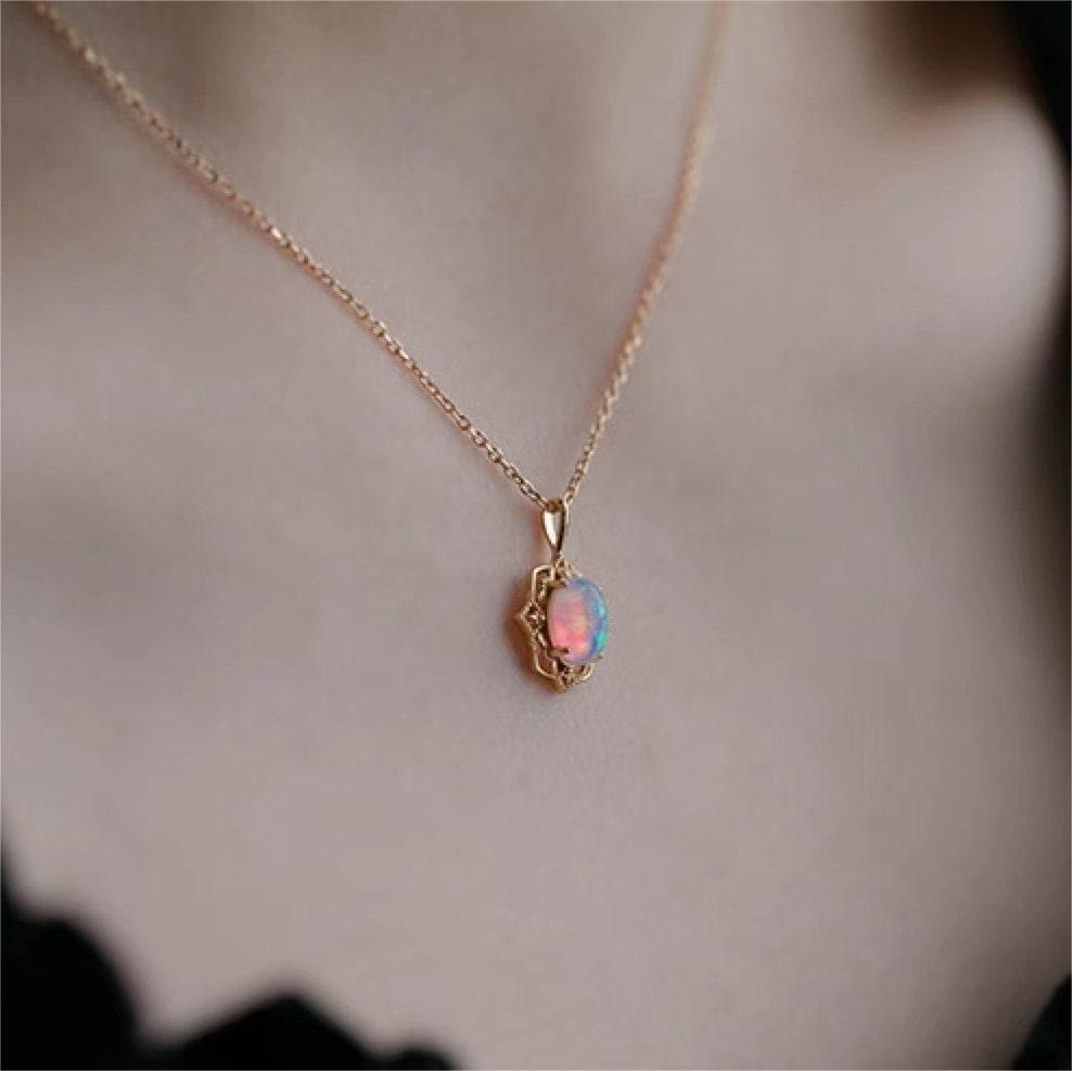 Collana regolabile in pizzo di rame stile vintage Olivenorma