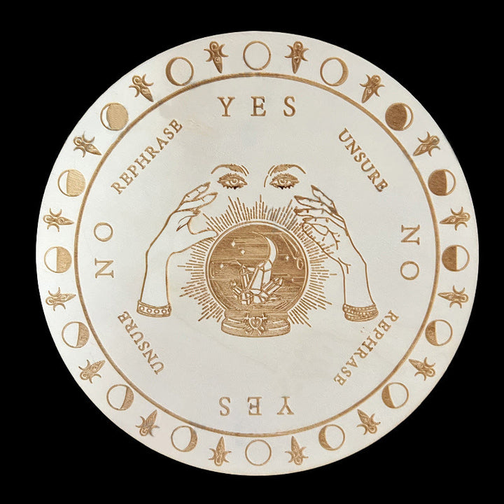 Olivenorma Il gioco del pendolo divinatorio in legno Carta dei tarocchi 