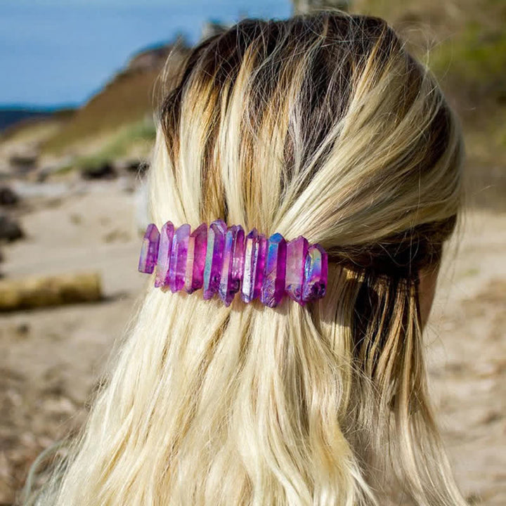 Forcina per capelli Bohemia con cristalli colorati