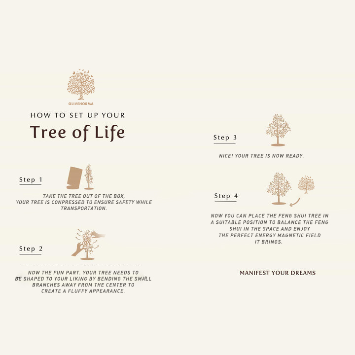 Protezione Olivenorma Ambra Albero Feng Shui - image 5