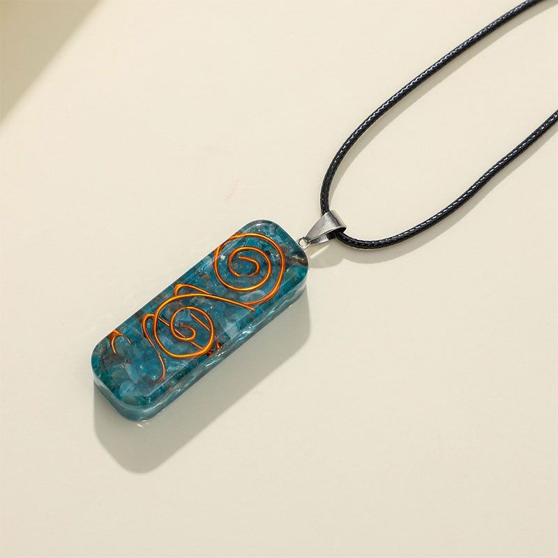 Collana curativa in cianite Olivenorma 