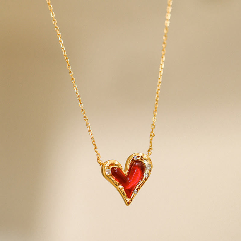 Olivenorma "Preference" - Collana creativa a forma di cuore irregolare
