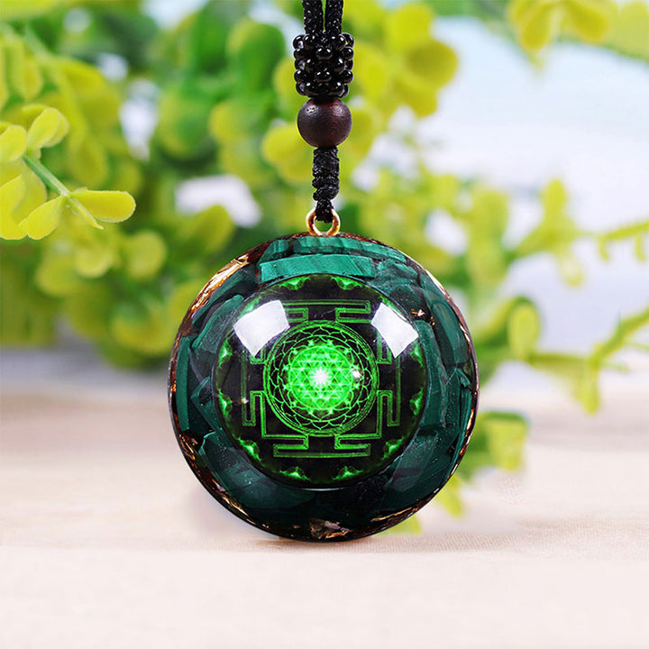 Collana calmante in malachite Olivenorma