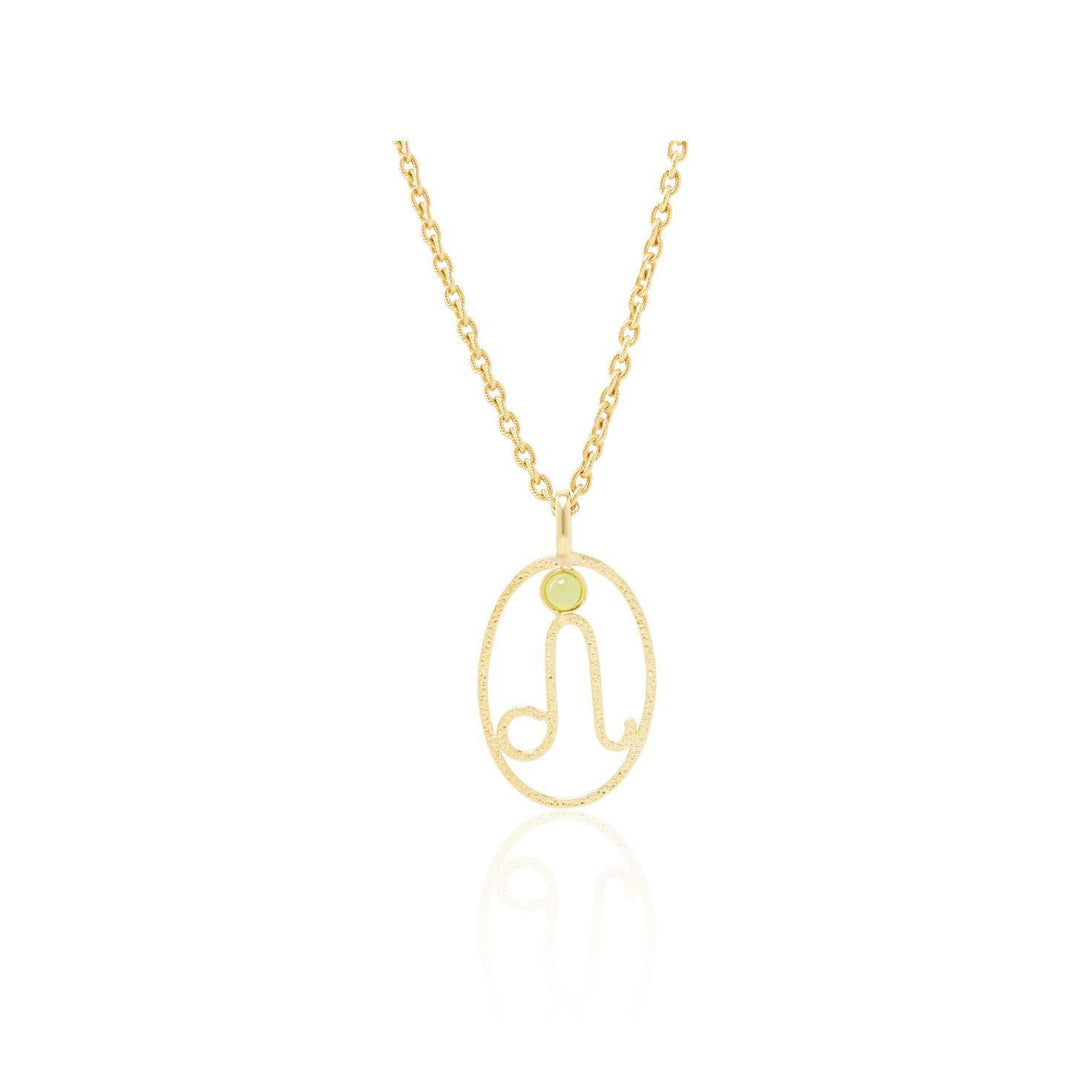 Collana con rune zodiacali cave Olivenorma Birthstone