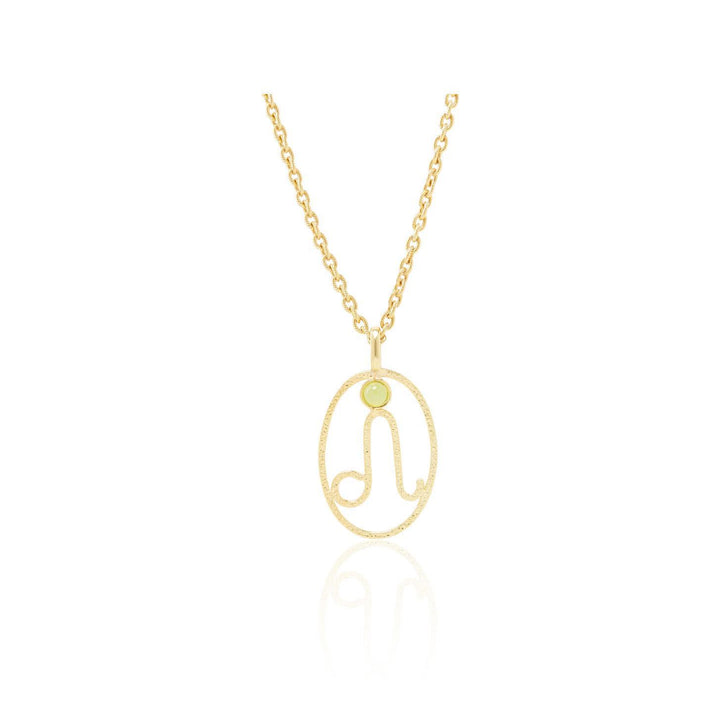 Collana con rune zodiacali cave Olivenorma Birthstone